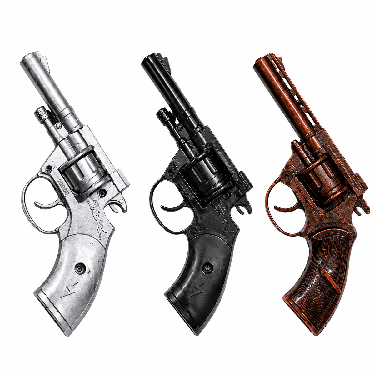 Revolver metal sound Toy Pistol π₯(silver,black,brown)