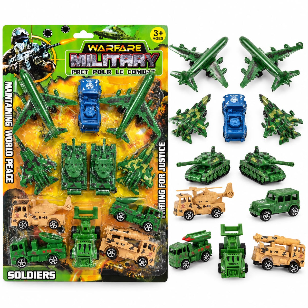 Military Vehicle Play Set
