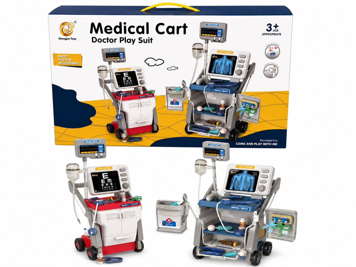 Medical Cart Doctor Play Set