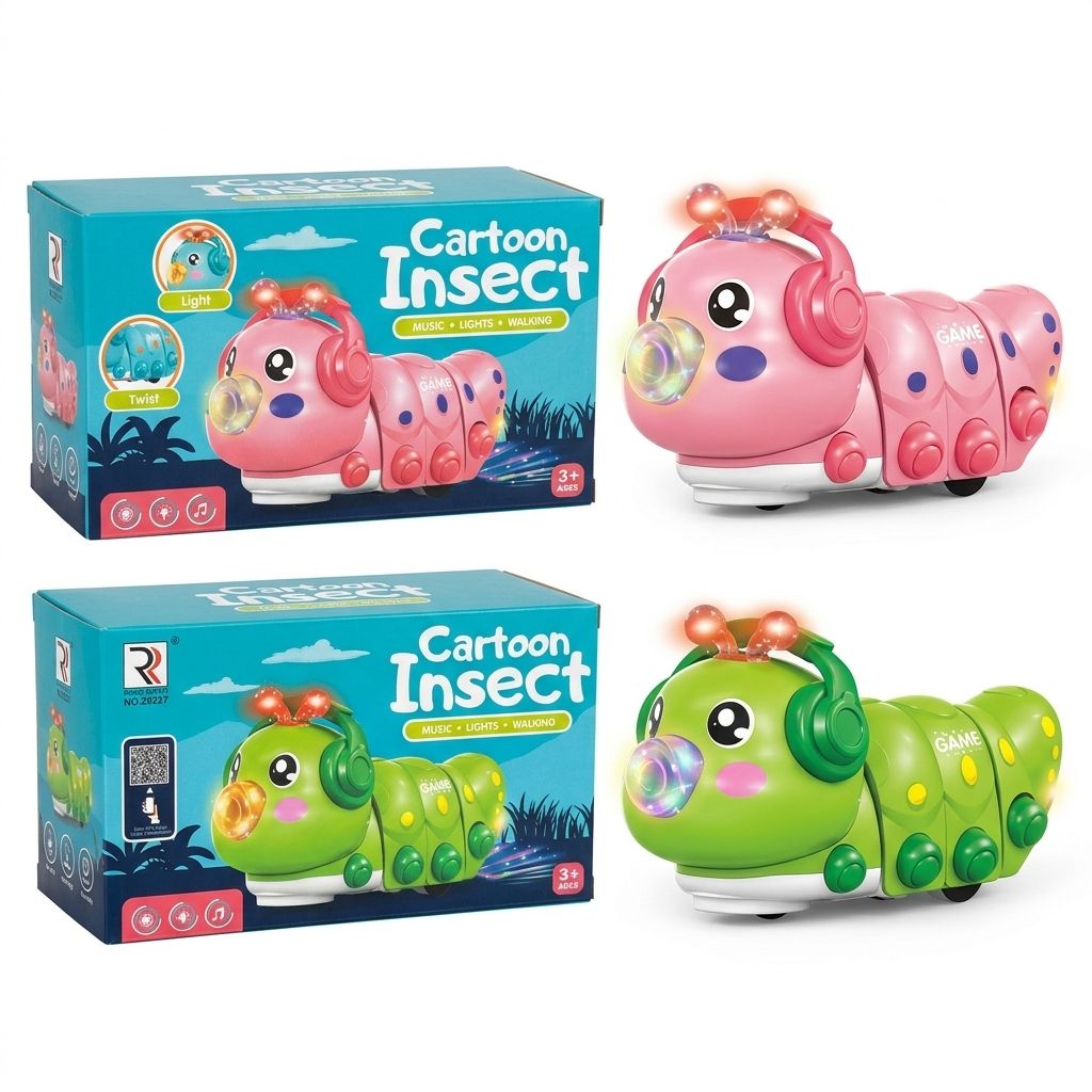 Cartoon Insect Walking Toy