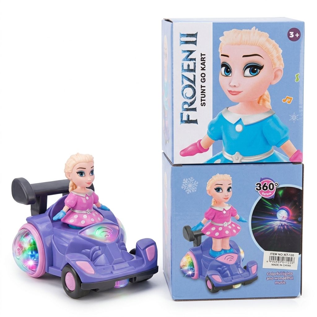 Frozen Princess Stunt Go Kart