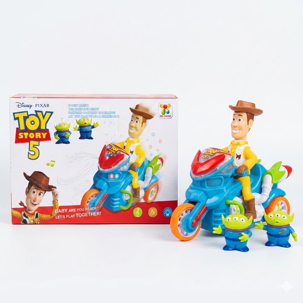 Toy Story Motorcycle Rider Toy