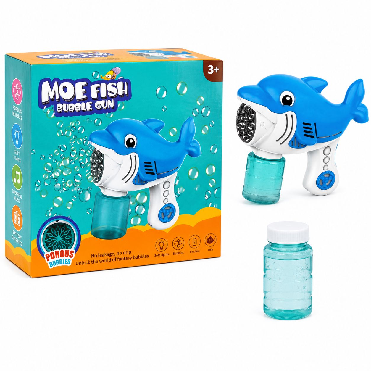 Ocean Splash Fish Bubble Gun