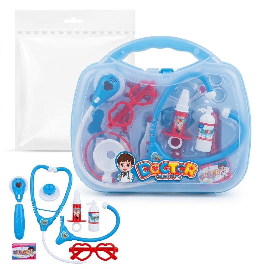 Kids Doctor Medical Kit Play Set with Carry Case