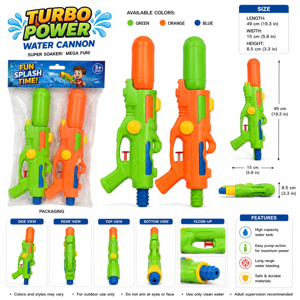 Turbo Power Water Cannon