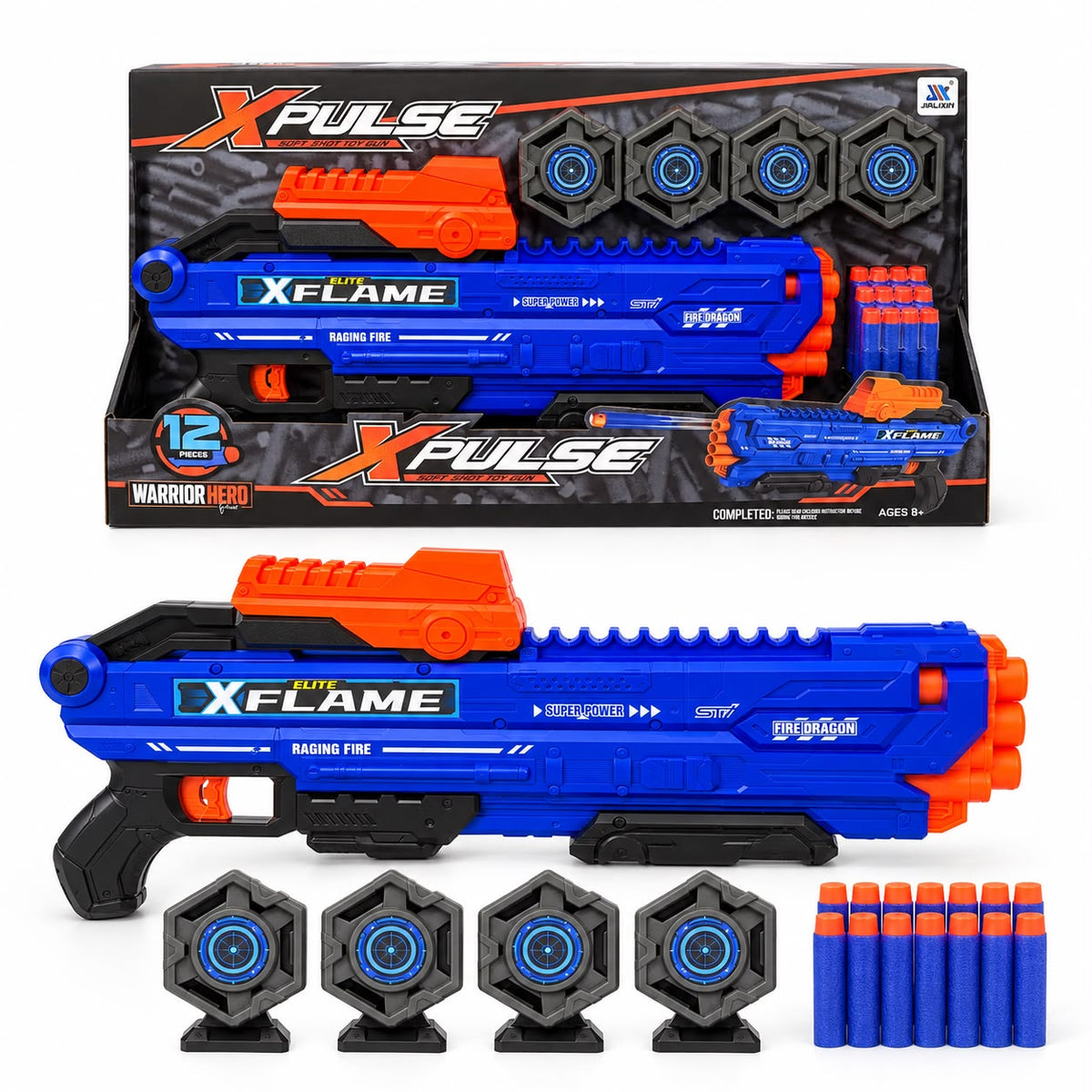 X Pulse X Flame Soft Shot Toy Gun