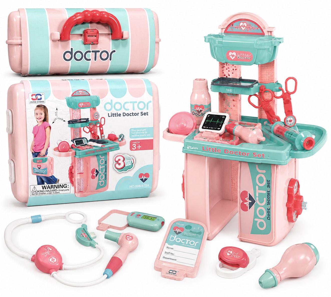 Little Doctor Medical Playset 3-in-1