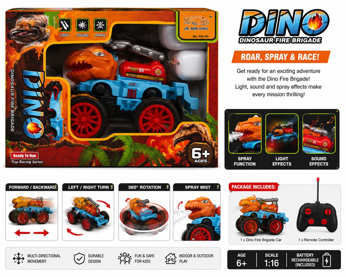 Dino fire brigade