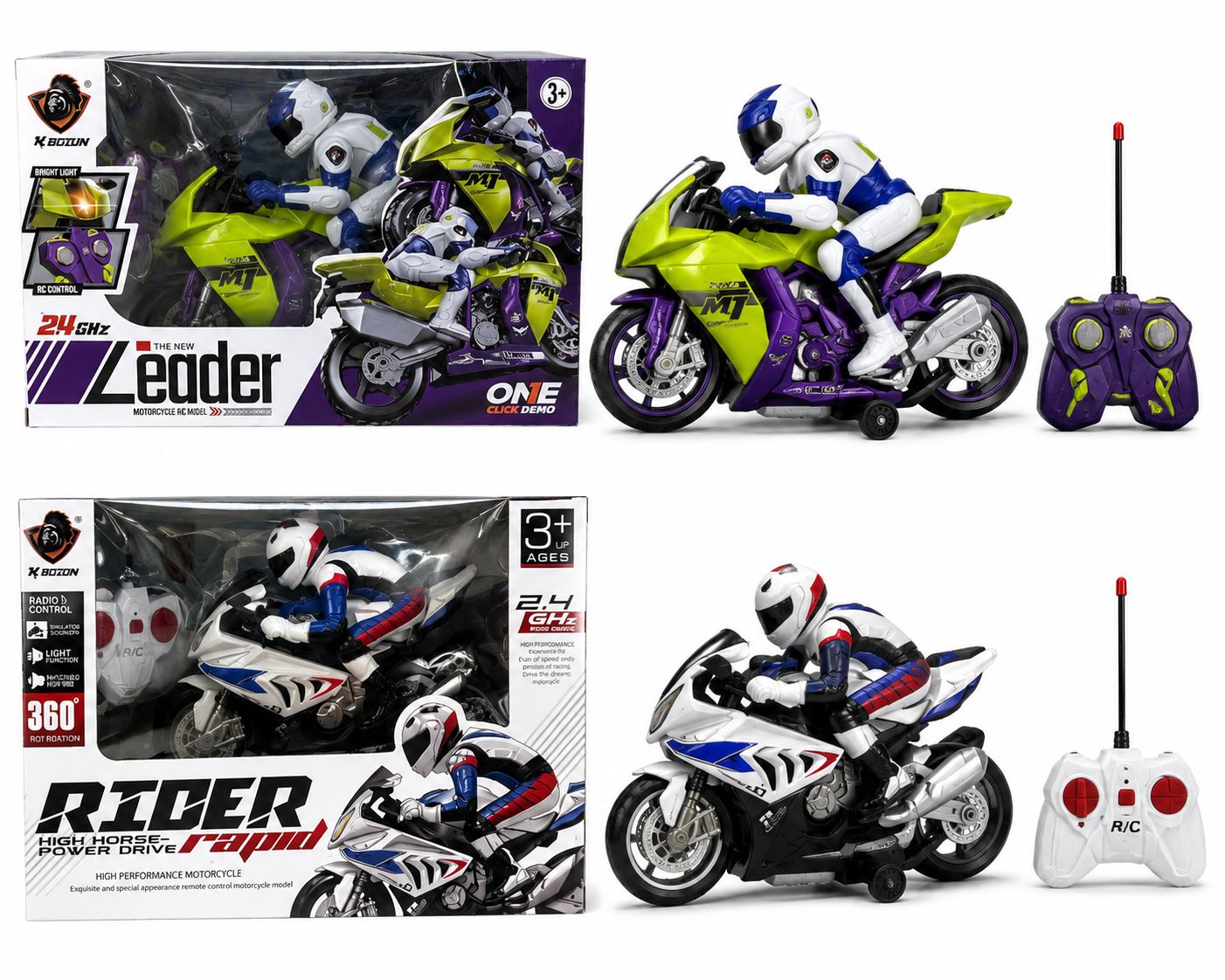 Rider/leader motorcycle
