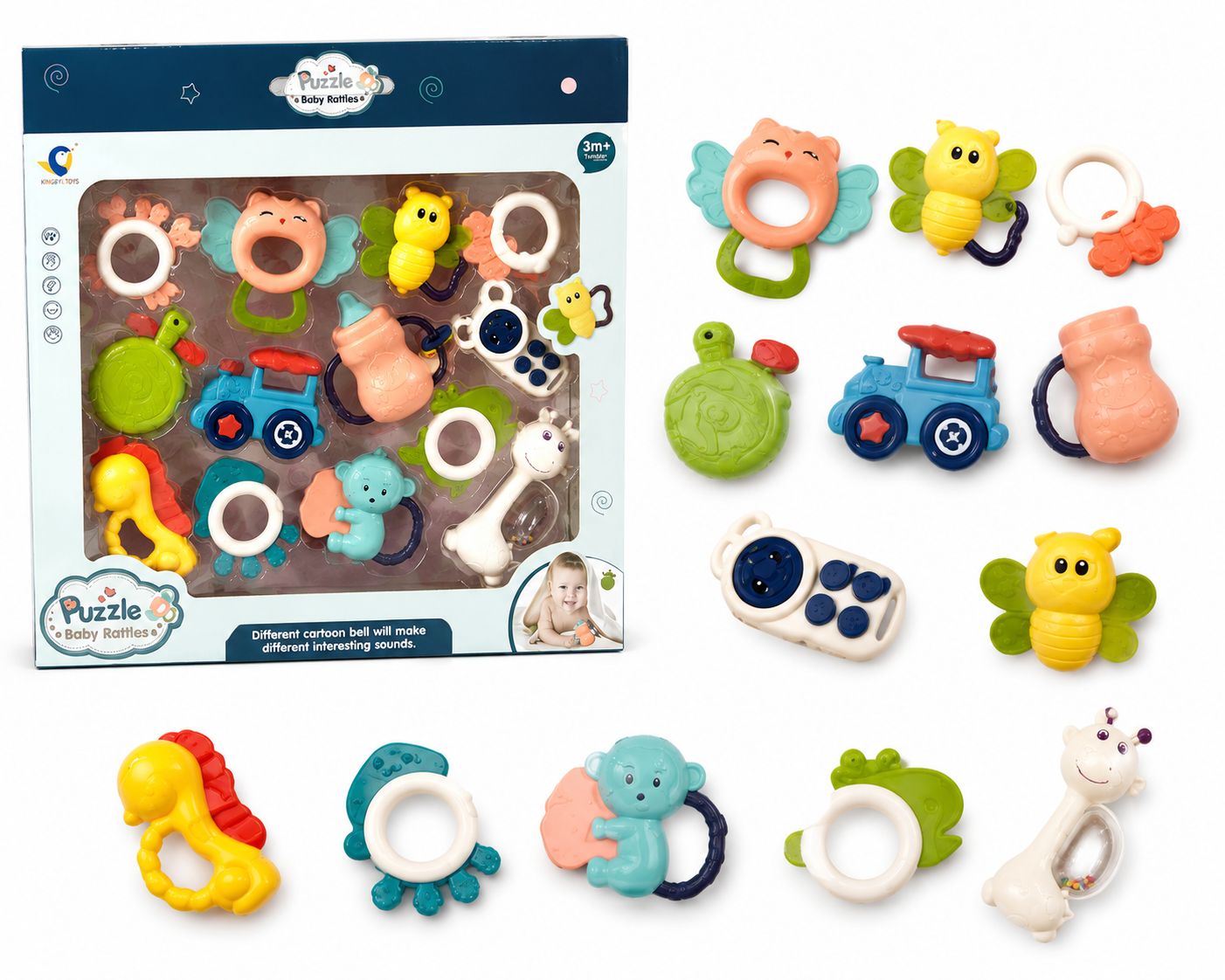 Baby Rattles & Teethers Gift Set