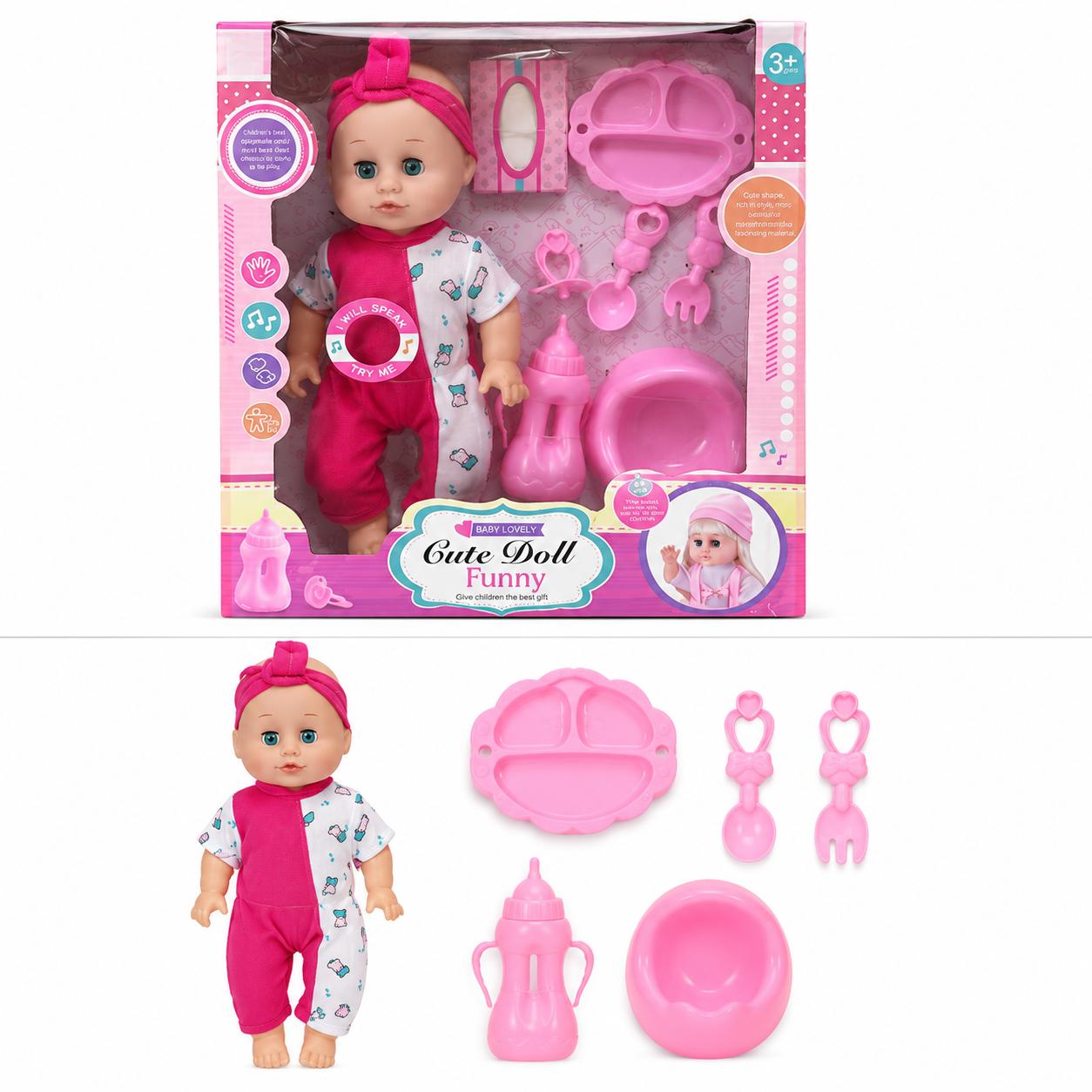 Cute Doll Funny Baby Playset