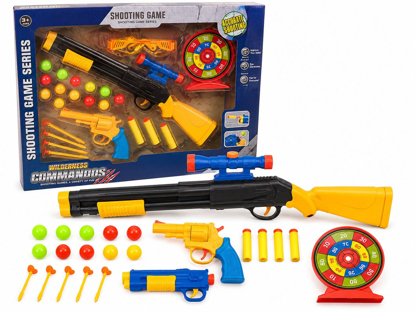 Wilderness Commandos Shooting Game Set