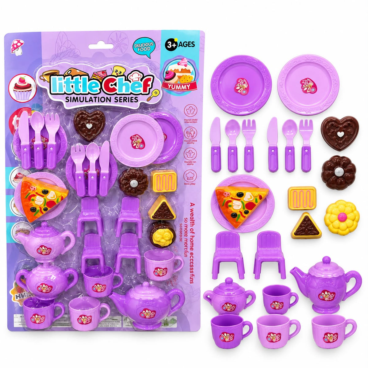 Little Chef Tea Party & Pizza Set