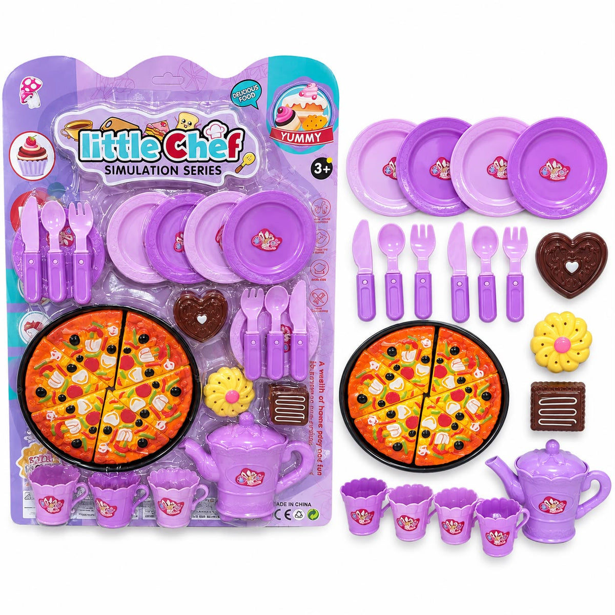 Little Chef Pizza & Tea Set