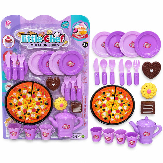 Little Chef Pizza & Tea Set