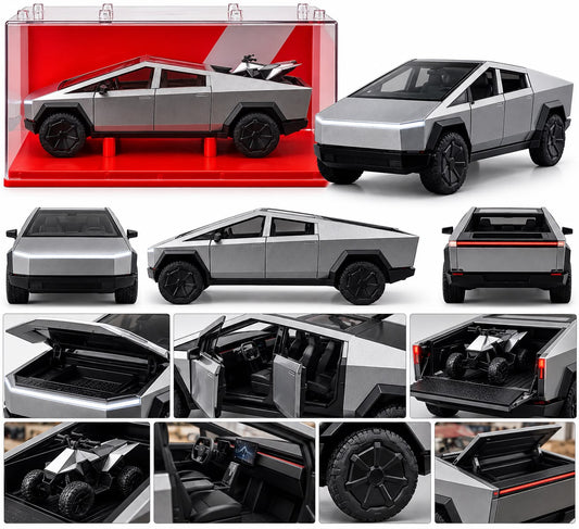 1:24 Die-Cast Cybertruck Model with ATV