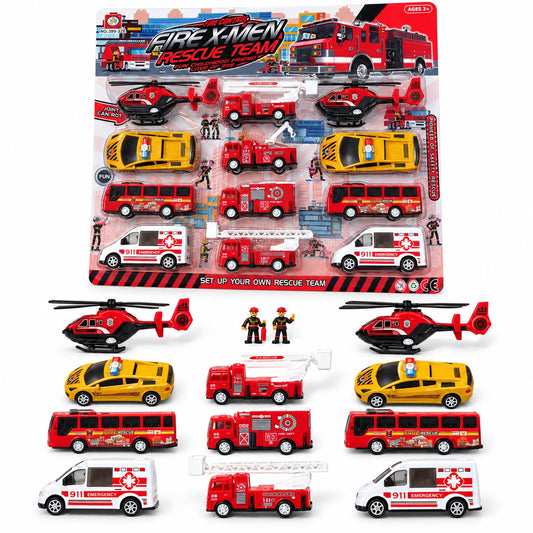 Fire Rescue Team Toy Set