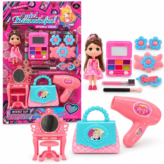 Girl Beauty Makeup & Hair Set