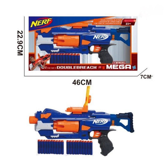 Nerf Mega DoubleBreach Foam Dart Blaster