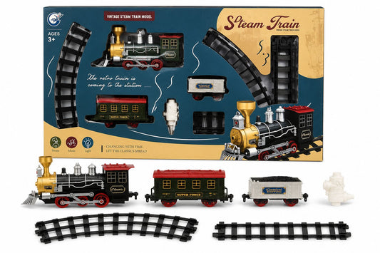 Vintage Steam Train Model Set