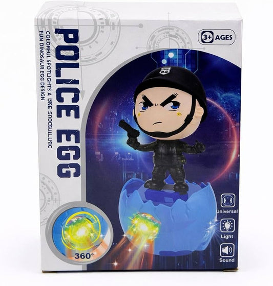 Police Egg Light & Music Toy