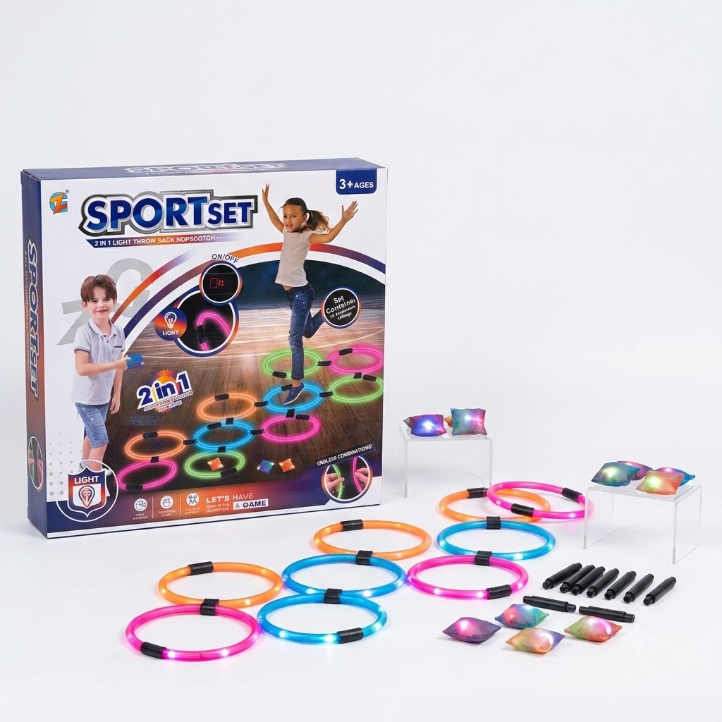 Sport Set 2-in-1 Light Hopscotch Game