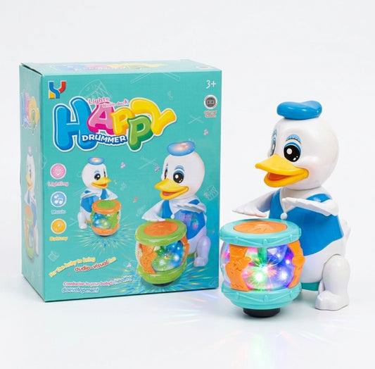 Happy Drummer Duck
