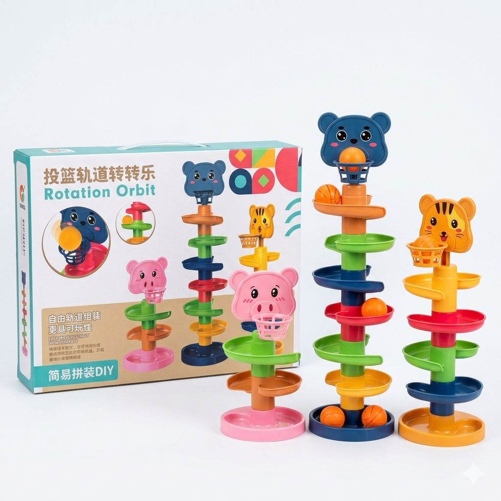 Rotation Orbit Ball Track Set
