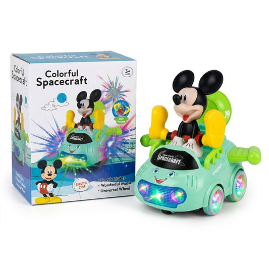 Colorful Spacecraft Adventure Car