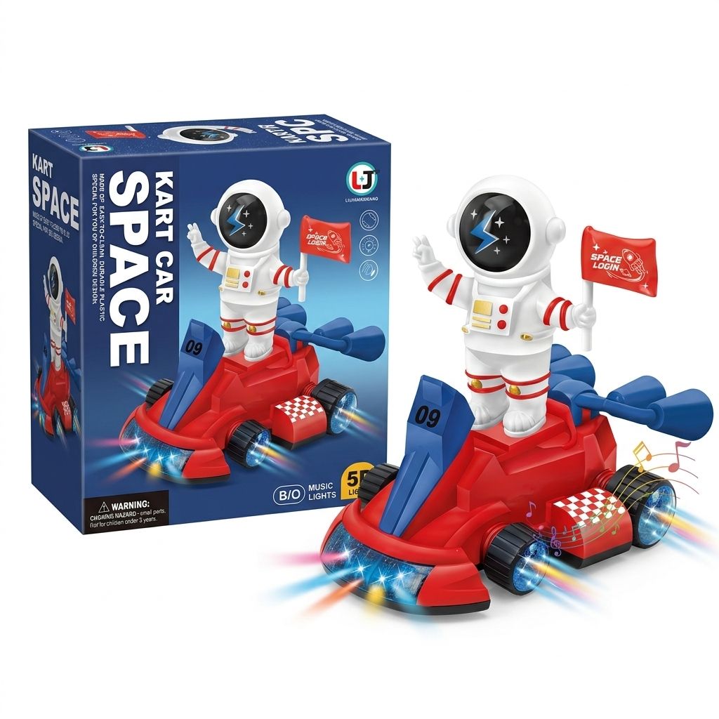 Astronaut Kart Racing Car