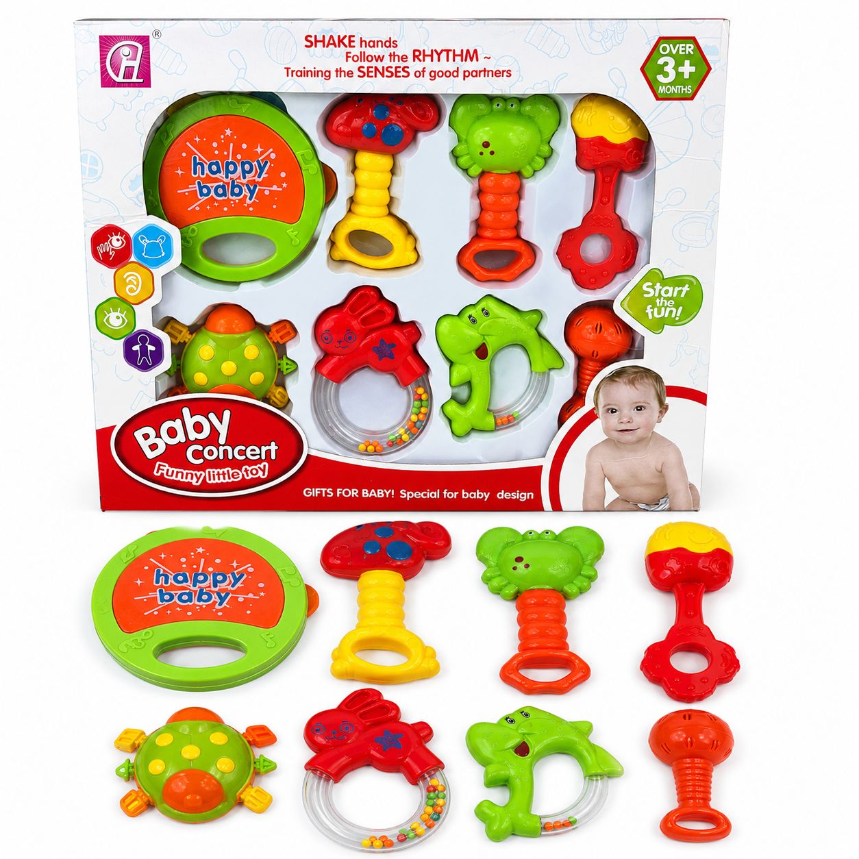 Baby Concert Musical Rattle Set