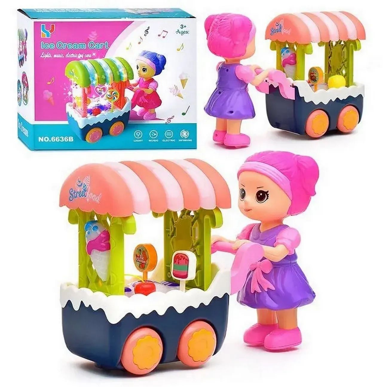 Sweet Ice Cream Cart