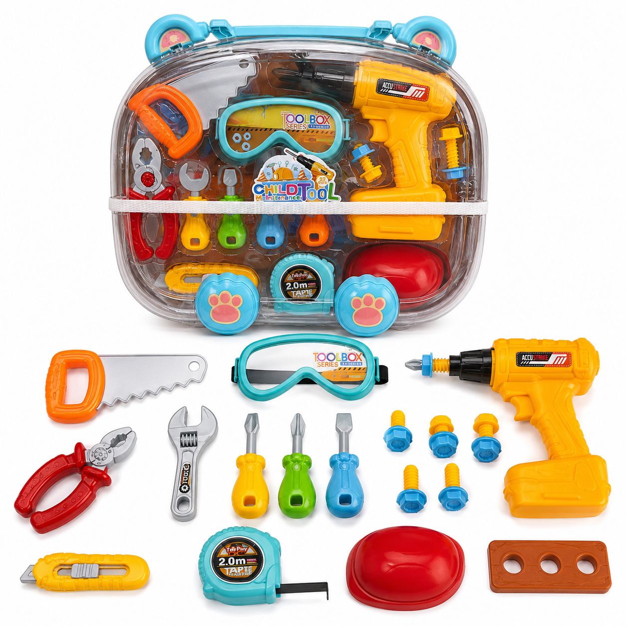 Little Builder Tool Trolley Set