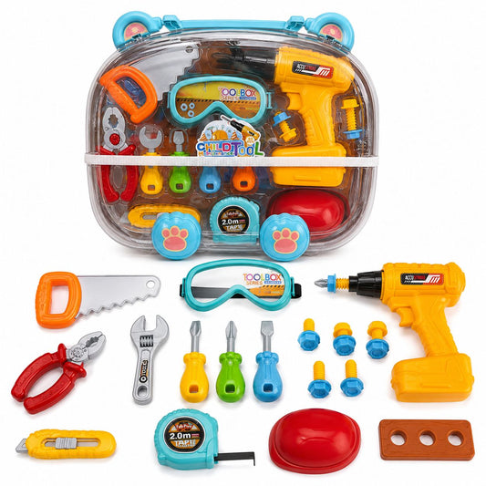 Little Builder Tool Trolley Set