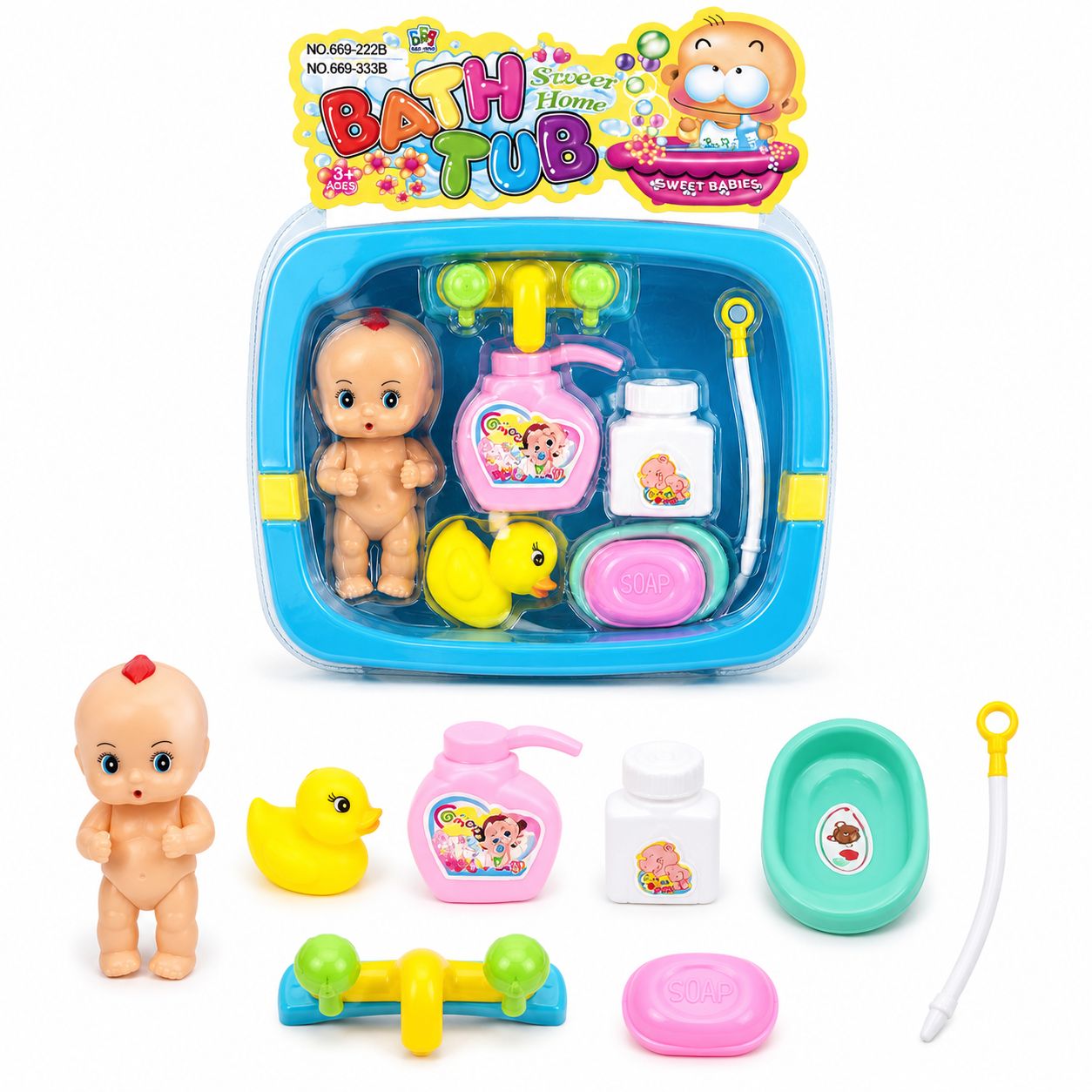 Sweet Baby Bath Tub Play Set