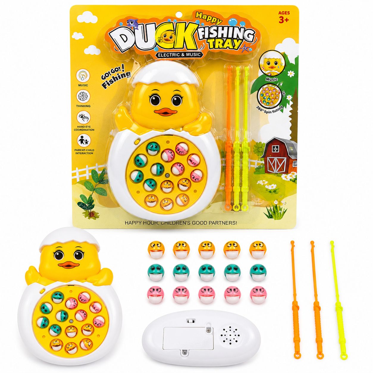 Happy Duck Electric Fishing Game