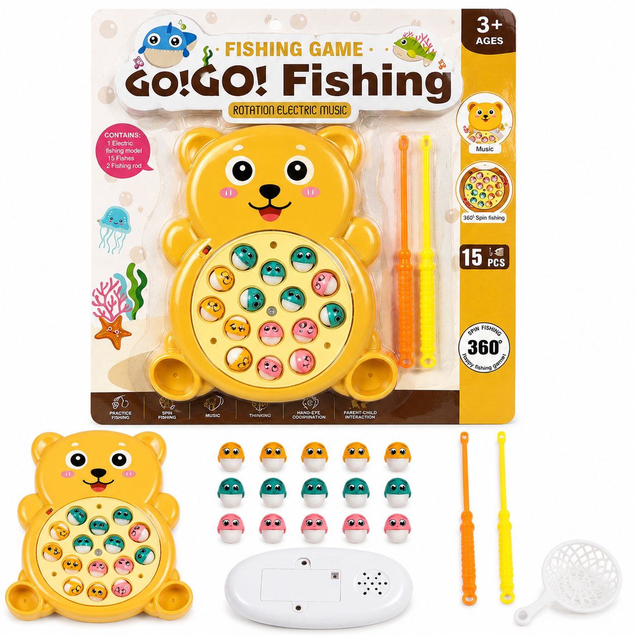 Bear Go! Go! Fishing Game