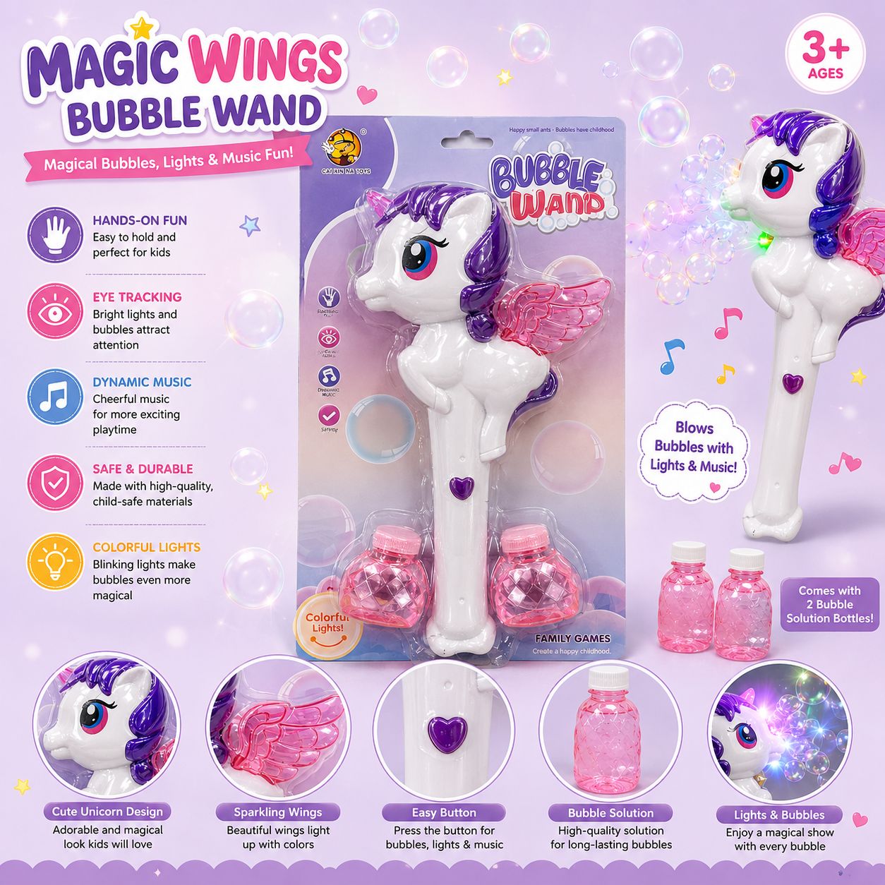 Magic Wings Bubble Wand