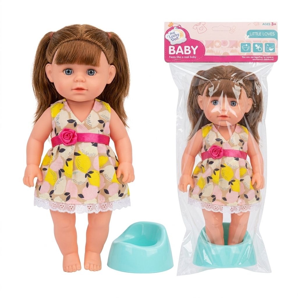 Little Princess Fashion Doll with Dress – Pretend Play Toy