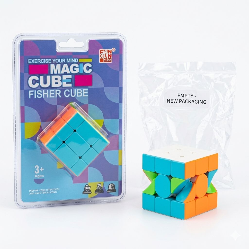 Fisher Magic Cube Brain Teaser Puzzle