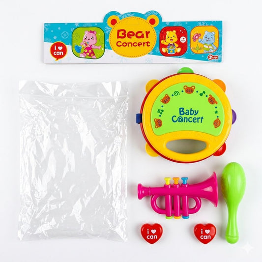 Bear Concert Kids Musical Instrument Play Set