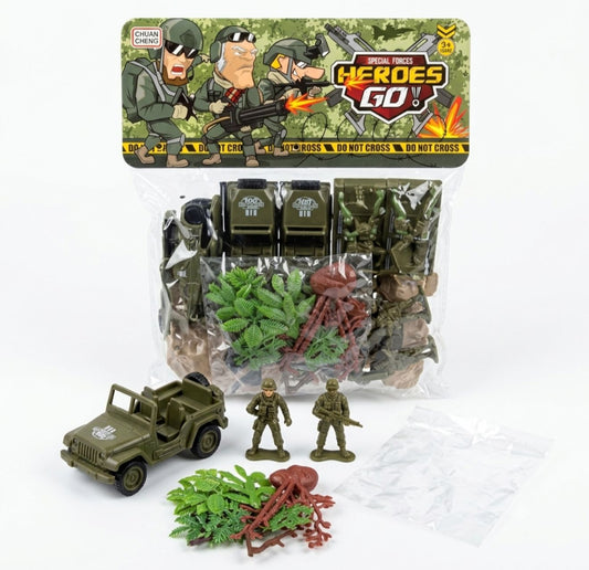 Heroes Go Military Playset