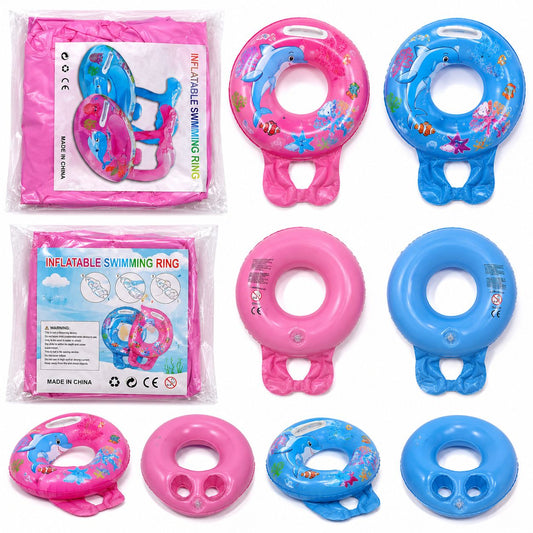 Inflatable Kids Swim Vest (Pink & Blue)