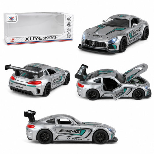 1:24 Die-Cast AMG GT Racing Model Car with Lights & Sounds