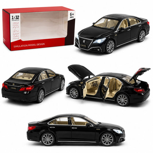 1:32 Die-Cast Luxury toyota Hybrid Sedan Model Car – Black