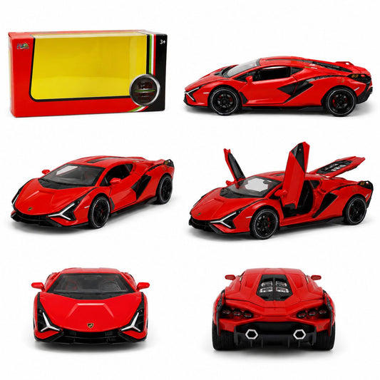1:32 Die-Cast Super Sports Lamborghini Car Model – Racing Red Edition