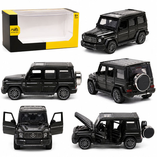 1:36 Mercedes-Benz G-Class V8 Biturbo Die-Cast Model Car – Black