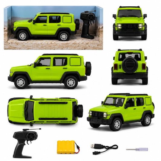 Large RC Land Rover Defender 110 (Green) – Remote Control SUV