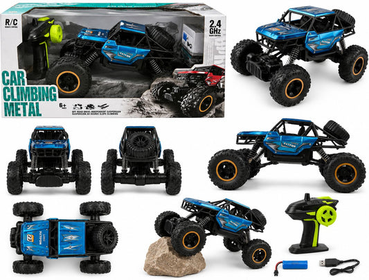 RC Rock Crawler Off-Road Climbing Truck – Blue
