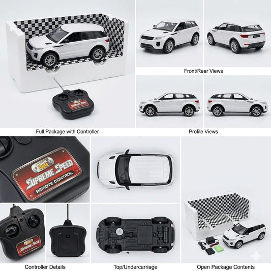 RC Range Rover Evoque SUV – White
